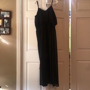 Black sheer maxi